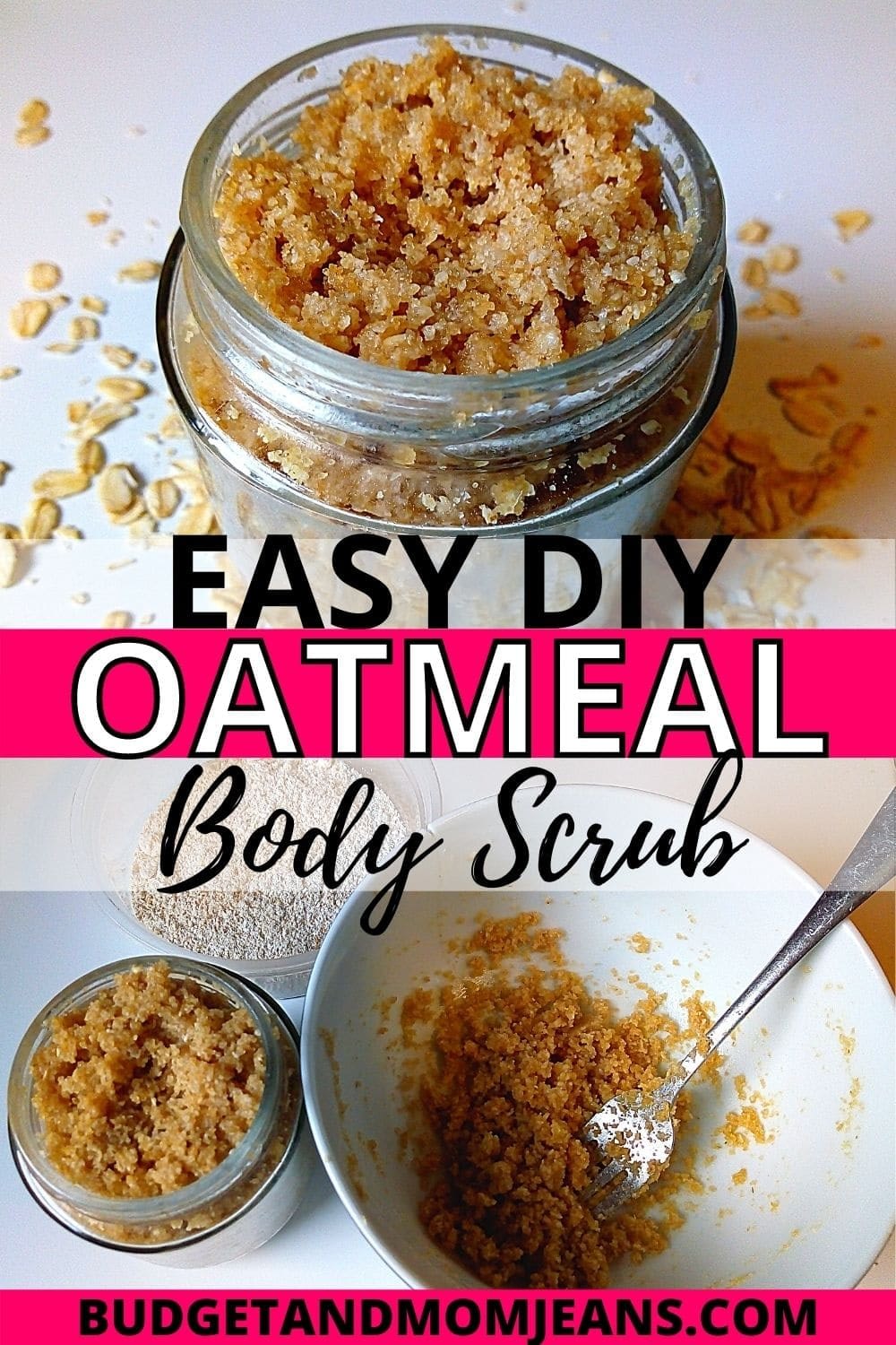 How To Make A DIY Oatmeal Brown Sugar Scrub | Budget & Mom Jeans